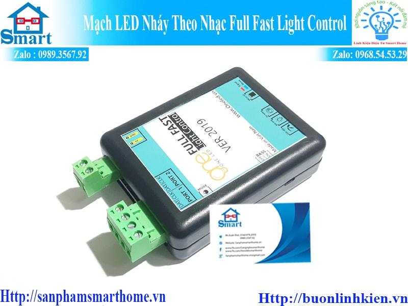 MẠCH LED NHÁY THEO NHẠC FULL FAST LIGHT CONTROL