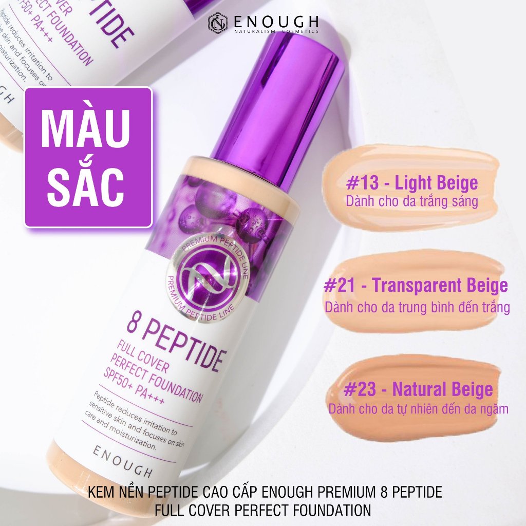 Kem nền Collagen Ultra X10 Enough Foundation SPF50