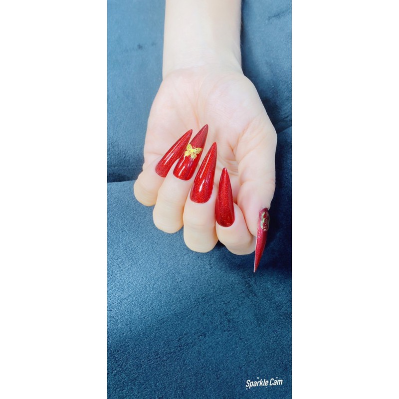 [HCM]Móng úp form nhọn dài chuyên úp móng tay ( bán lẻ / gói 20 móng full size từ 0-10 )