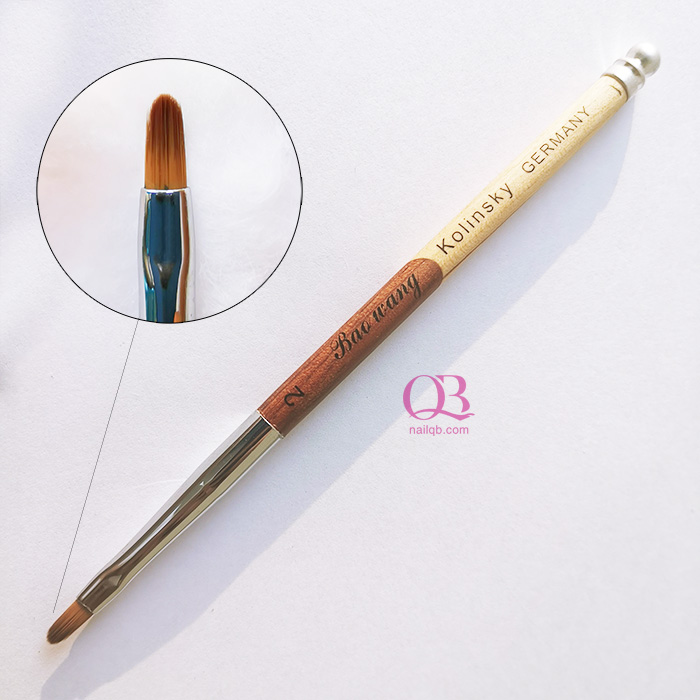 Cọ vẽ nail cọ vẽ hoa cúc (cọ bản tròn) Dingxi