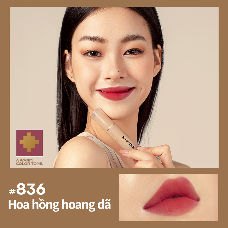 MISTINE Cloudy Matte Lip Glaze Lipstick 2.8g