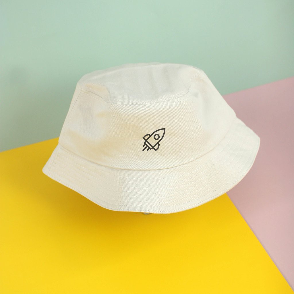 Nón bucket in hình rocket tên lửa