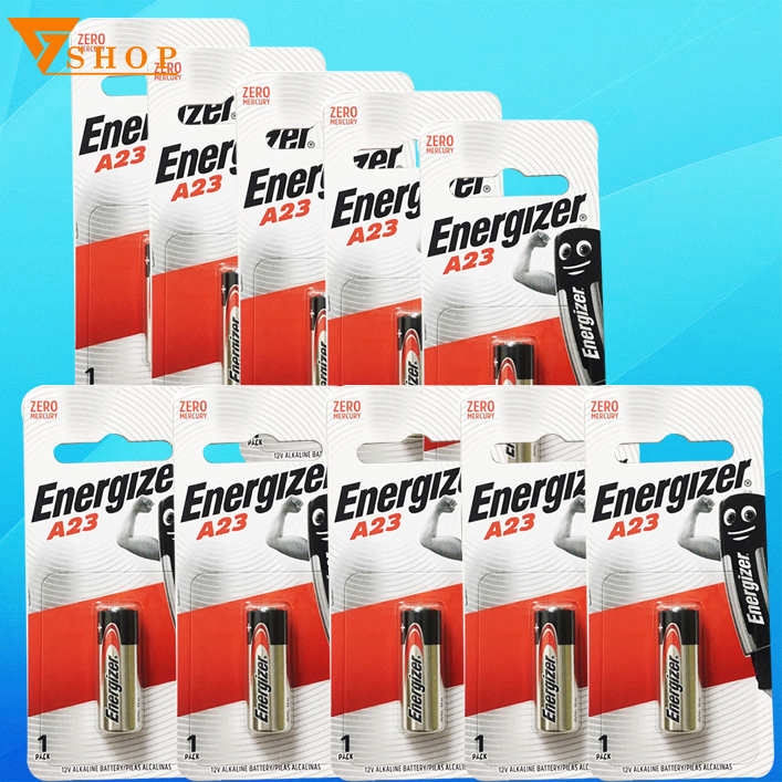 Conbo 10 viên Pin A23 Energizer 12v, Pin remote cửa cuốn 12v