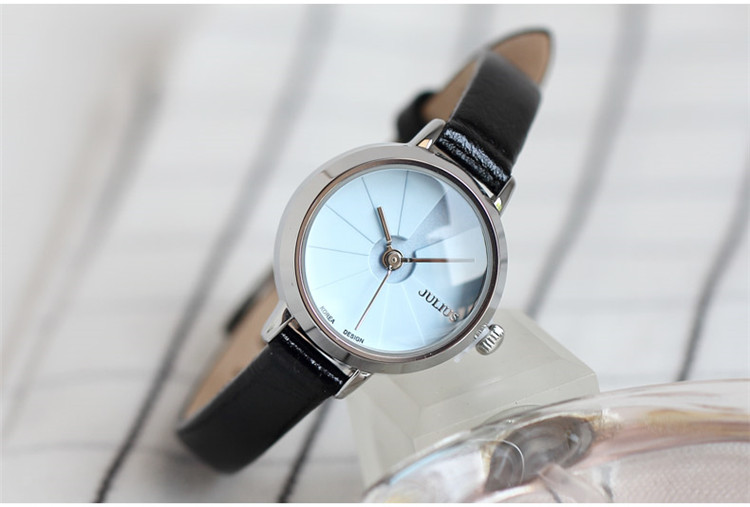 Đồng hồ nữ Julius Hàn Quốc JA-979 dây da cá tính