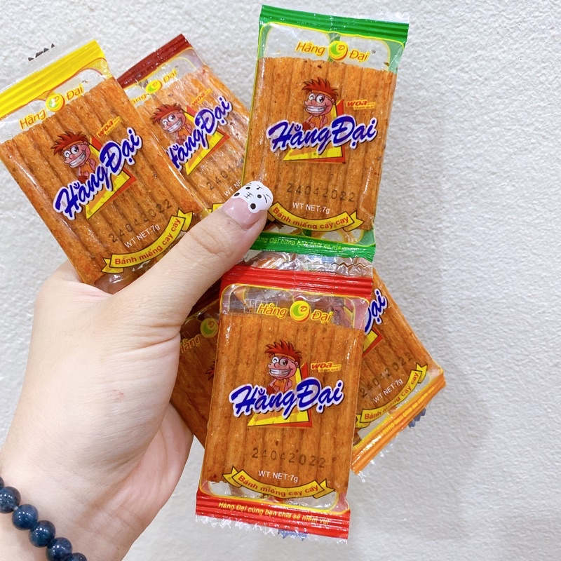 Snack Sườn Dê Nướng Hằng Đại gói nhỏ (60 gói)