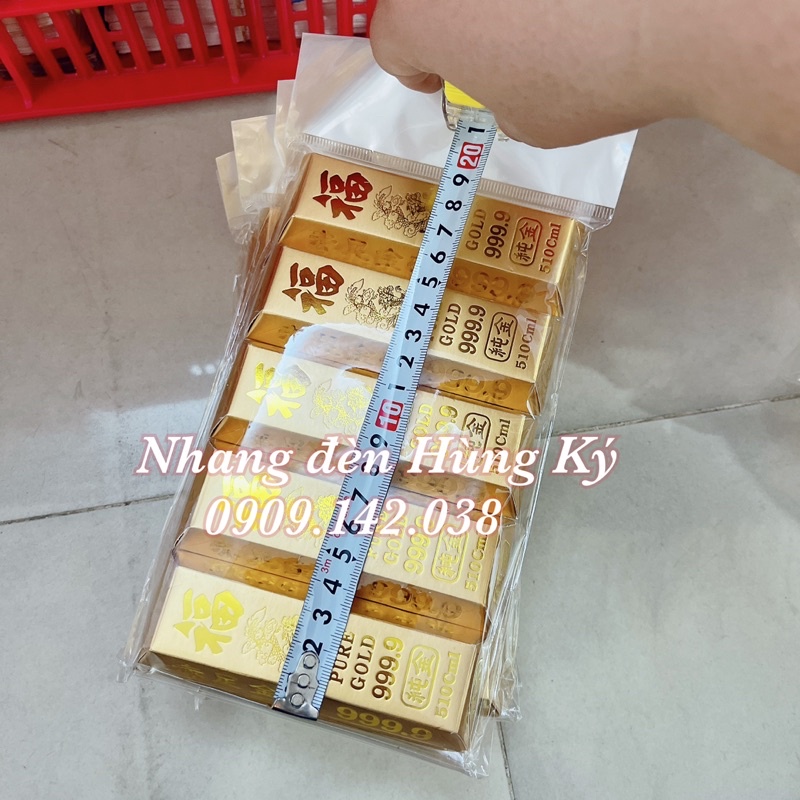Hàng mã vàng thỏi cây 9999 giấy 1 bao 5 thỏi