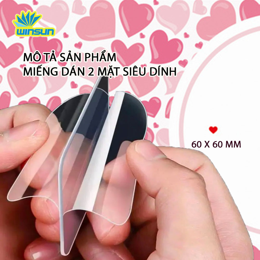 MIẾNG DÁN 2 MẶT SIÊU DÍNH