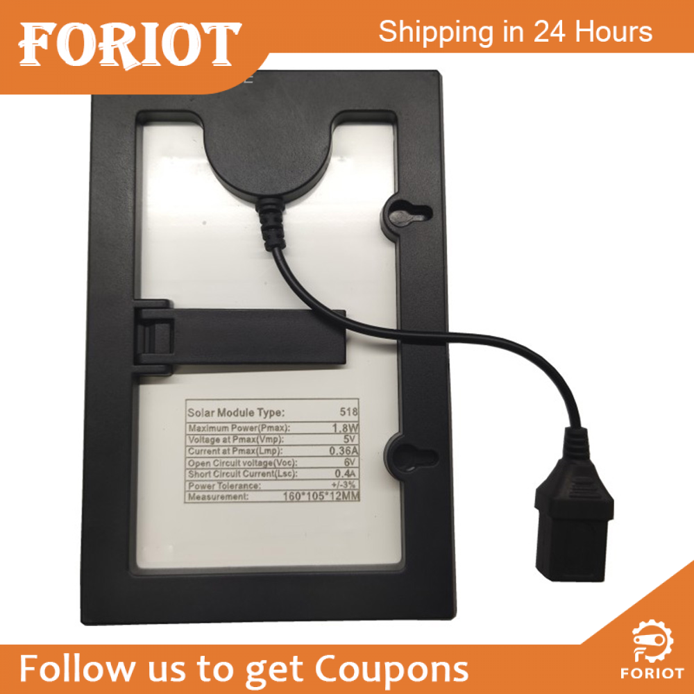 SHXZ diymore Solar Panel Continuously Power for Rechargeable Battery Camera 5V USB Solar Panel with Micro USB Port