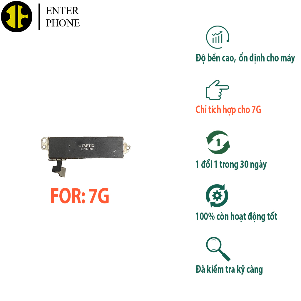 Cục rung dùng cho đt 6g/ 6s/ 6 plus/ 6s plus/ 7g/ 7 plus zin bóc máy