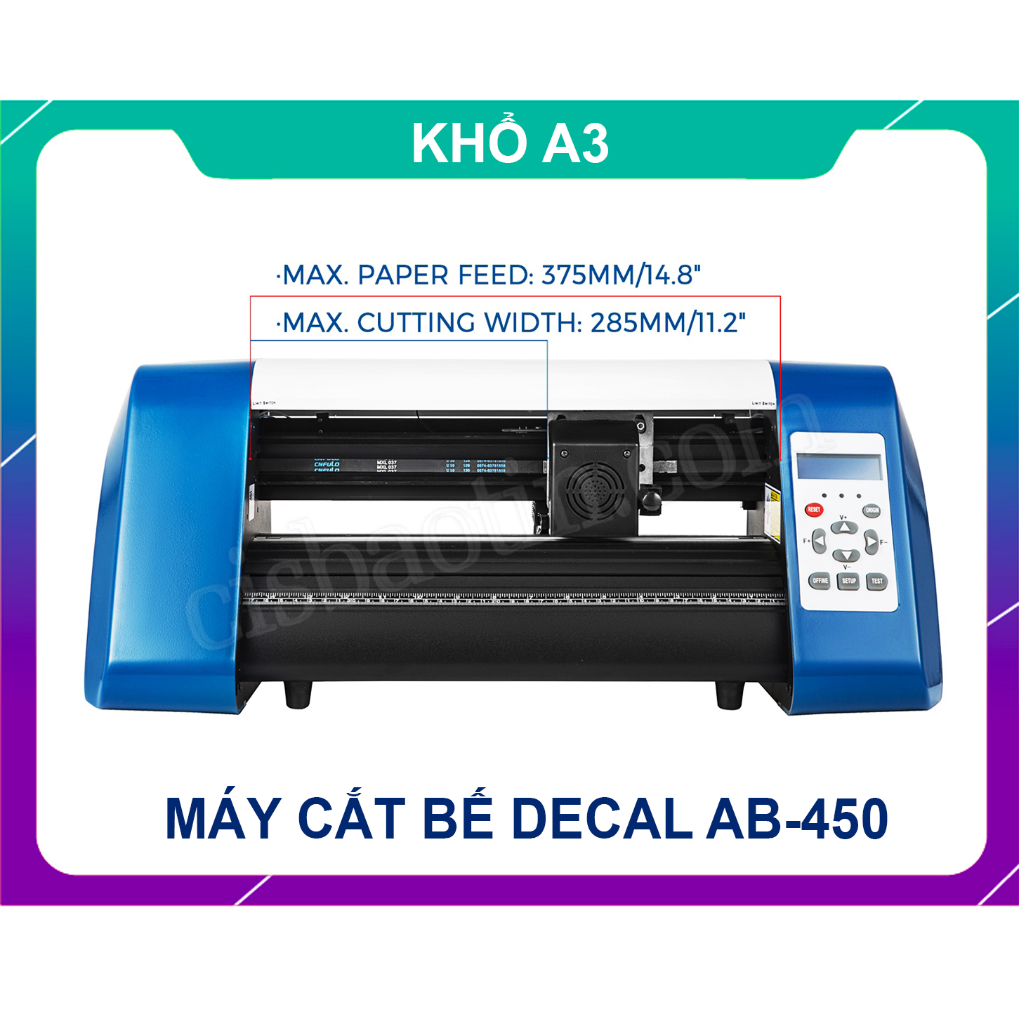 MÁY CẮT BẾ DECAL AB-450