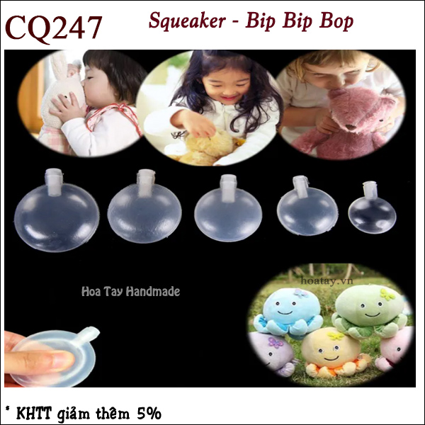 Bíp Bíp Bóp Tạo Tiếng Cho Thú Bông Handmade CQ247