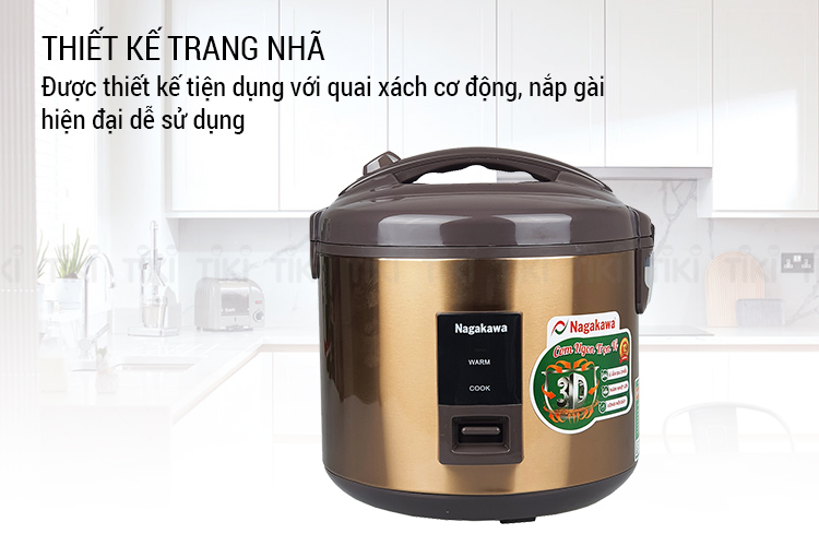 Nồi cơm điện 2.8L Nagakawa NAG0121