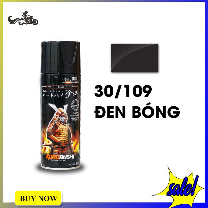 Sơn samurai 30/109 đen bóng