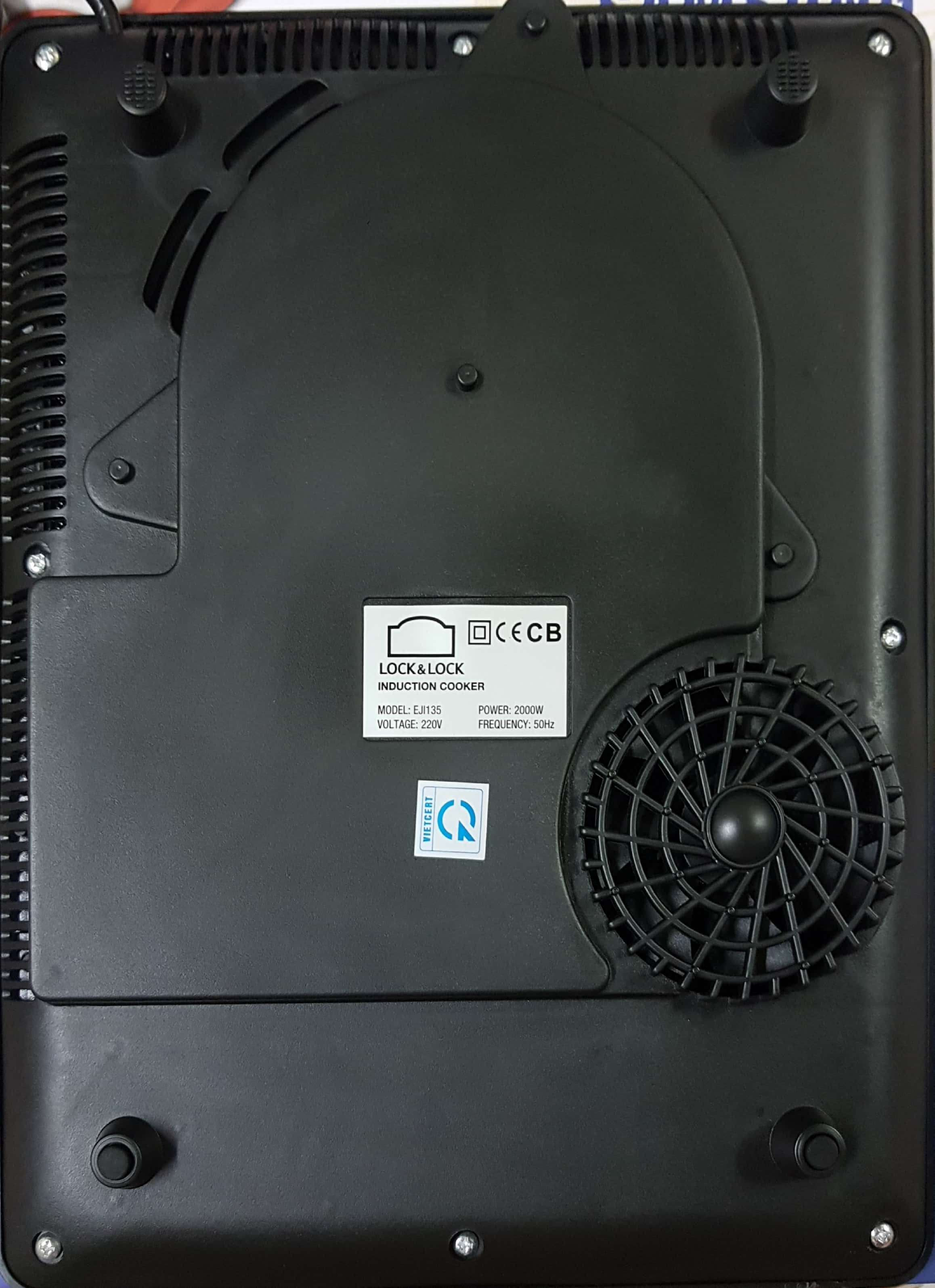 Bếp Từ 2000W Lock&Lock Super Slim EJI135-SS KM Samsung chính hãng
