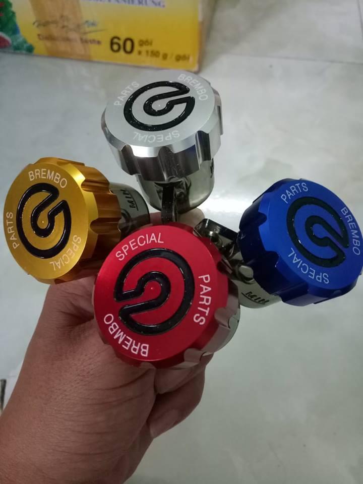 Bình dầu thắng đĩa khói nắp nhôm CNC-lăp nhiều loại xe máy