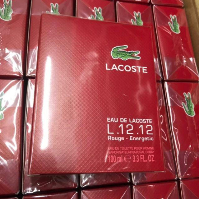Nước hoa Lacoste L.12.12 Rouge - Pure EDT 100ml