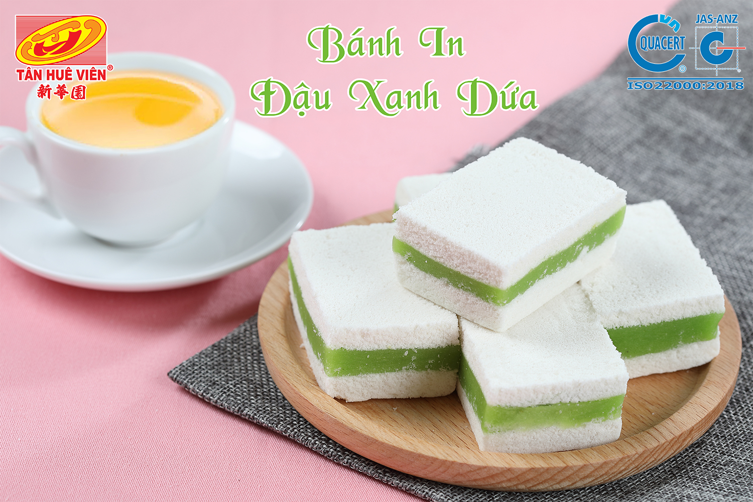 Bánh in 10 miếng dứa Tân Huê Viên
