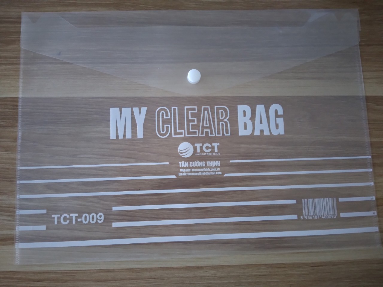 [SIÊU RẺ] Tập 20 túi clear bag khổ A4 TCT009 mỏng dai