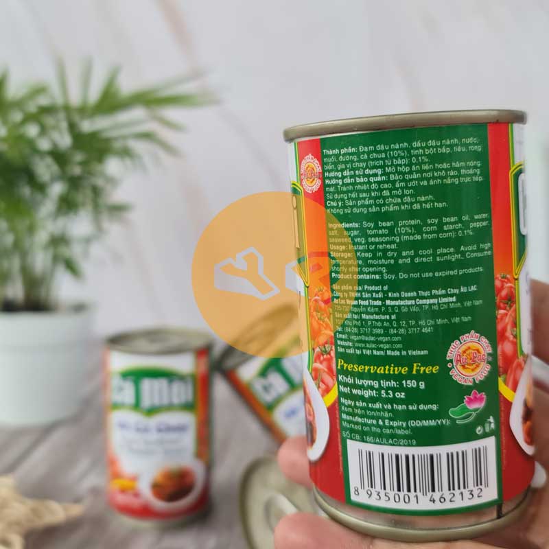 Cá mòi sốt cà chay  lon 150g - ăn liền - thực phẩm chay ngon