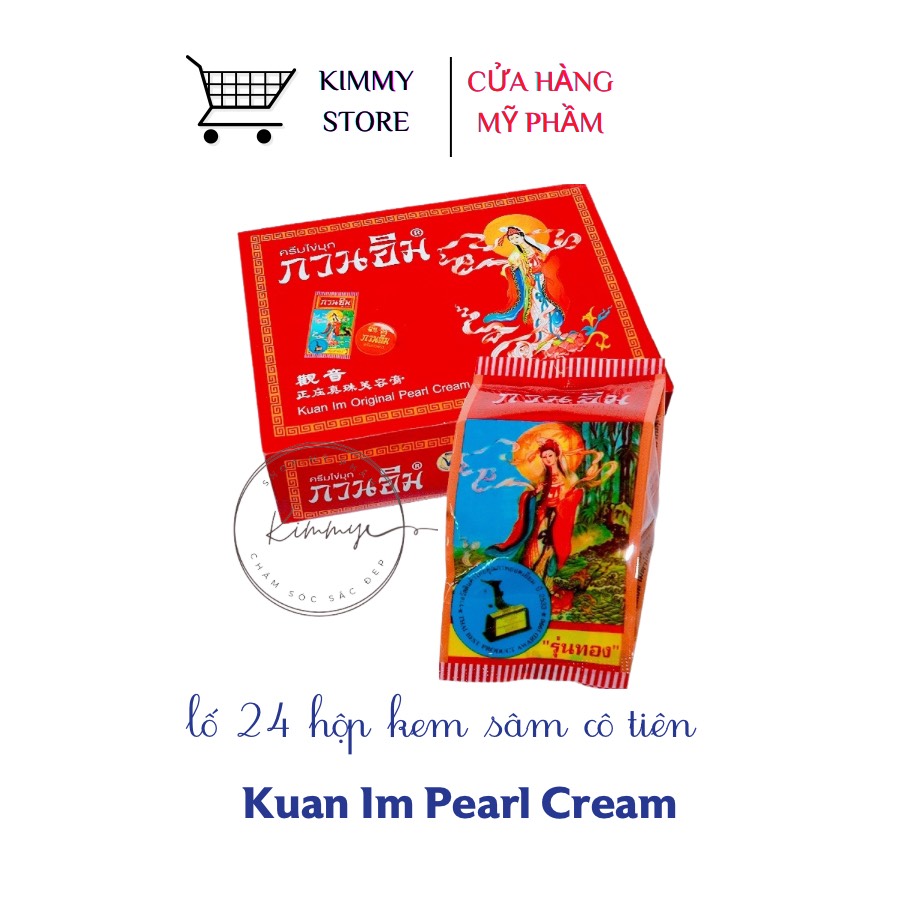 [HCM]Lẻ 1 hộp kem trắng da sâm cô tiên thái đỏ