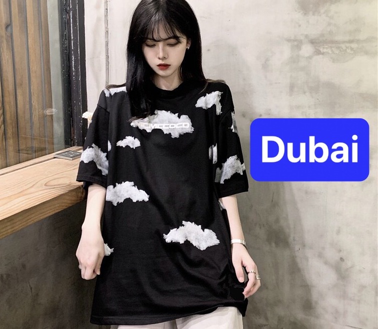 ÁO THUN NAM NỮ UNISEX XANH ĐEN MÂY NGỰA THẦN HY LẠP PHOM FORM RỘNG TAY LỠ HOT TREND MẠNH MẼ SÀNH ĐIỆU VẢI DÀY MIN - DUBAI FASHION