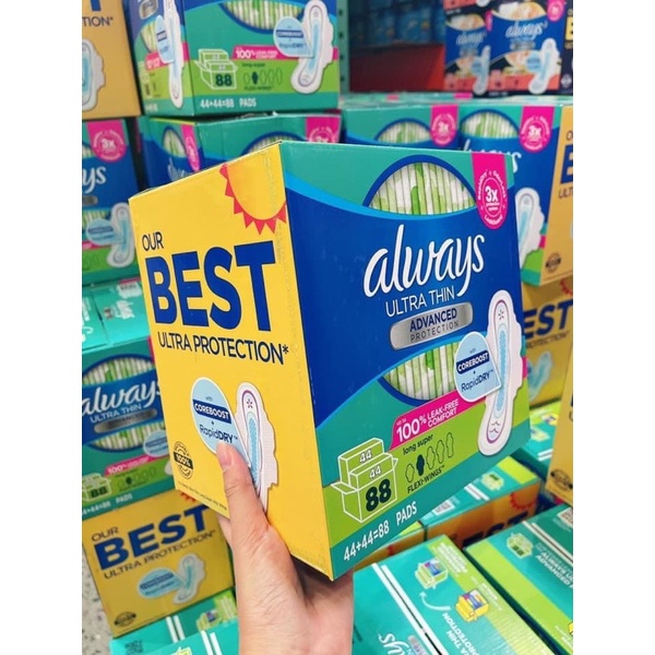 [Chính Hãng] Băng vệ sinh ngày và đêm Always Ultra Thin Mỹ