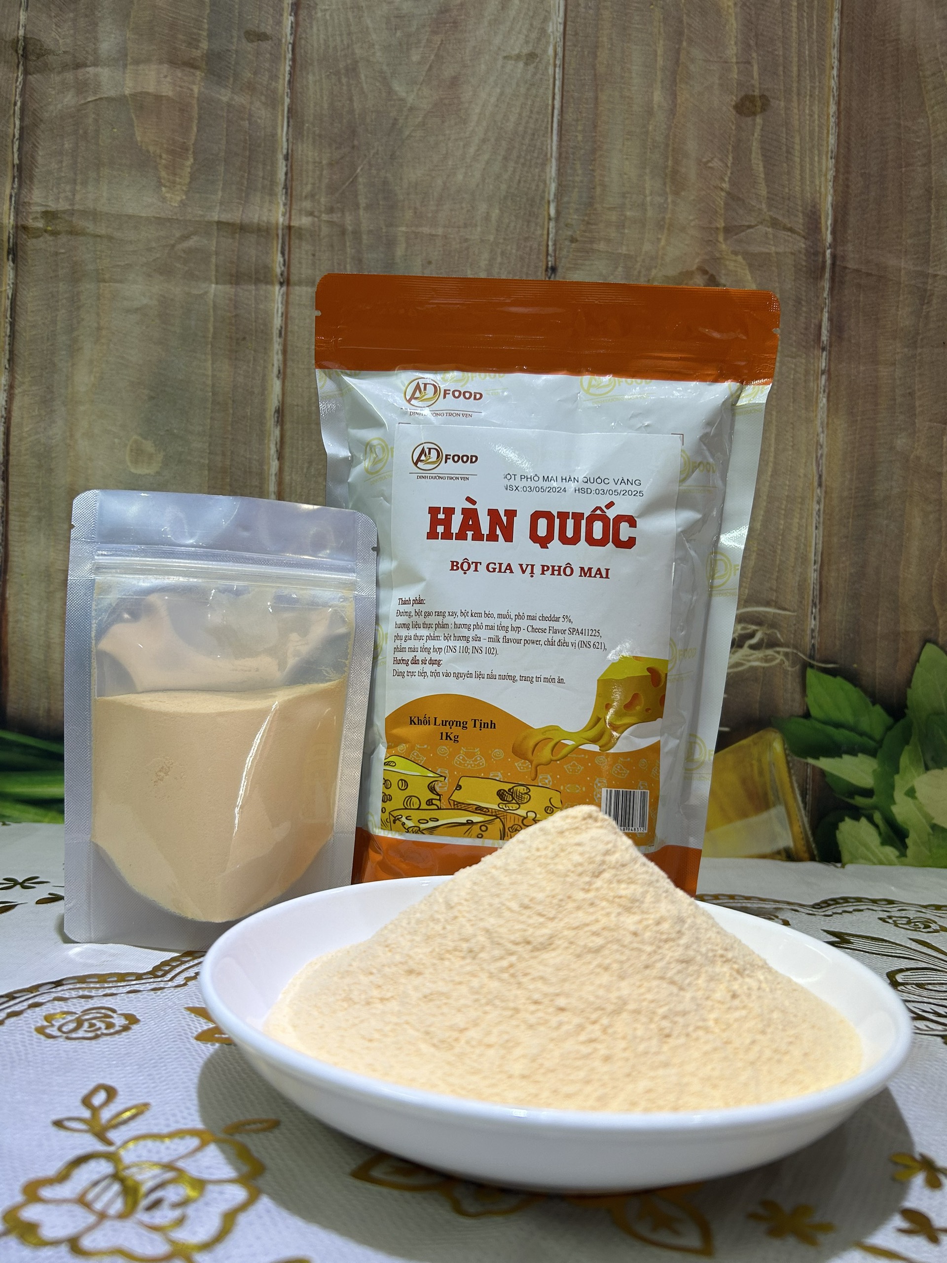 500g bột phô mai lắc Hàn Quốc