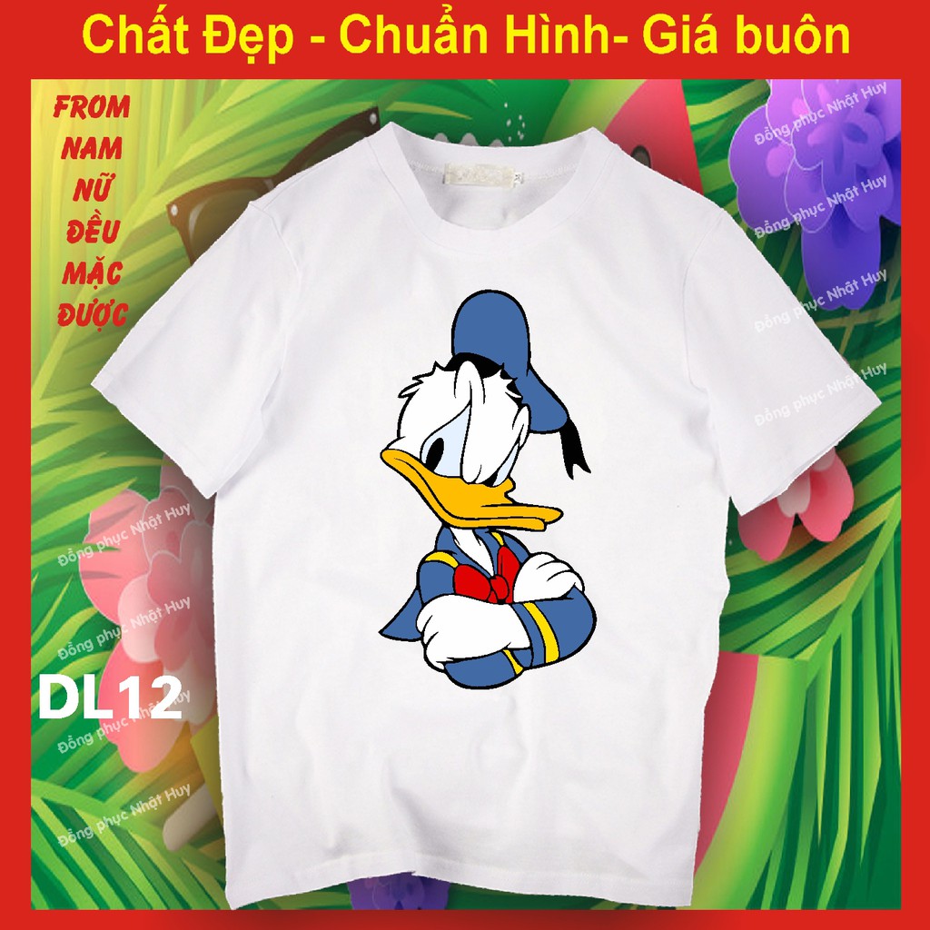 áo thun vịt Donald DL12,phông , chất đẹp, bao đổi trả,