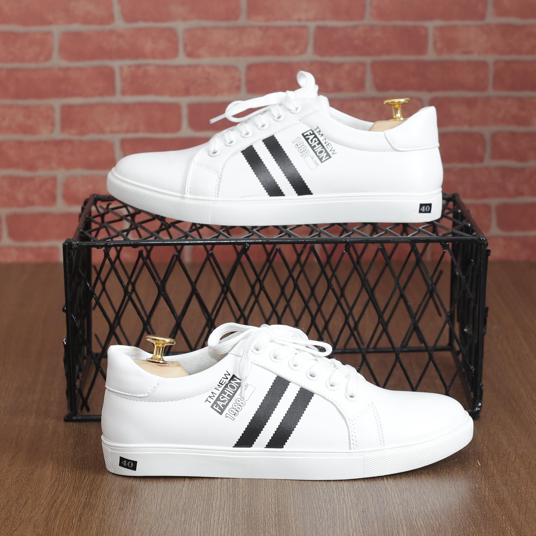 Giày nam, giày sneaker nam hot 2019 (Trắng)
