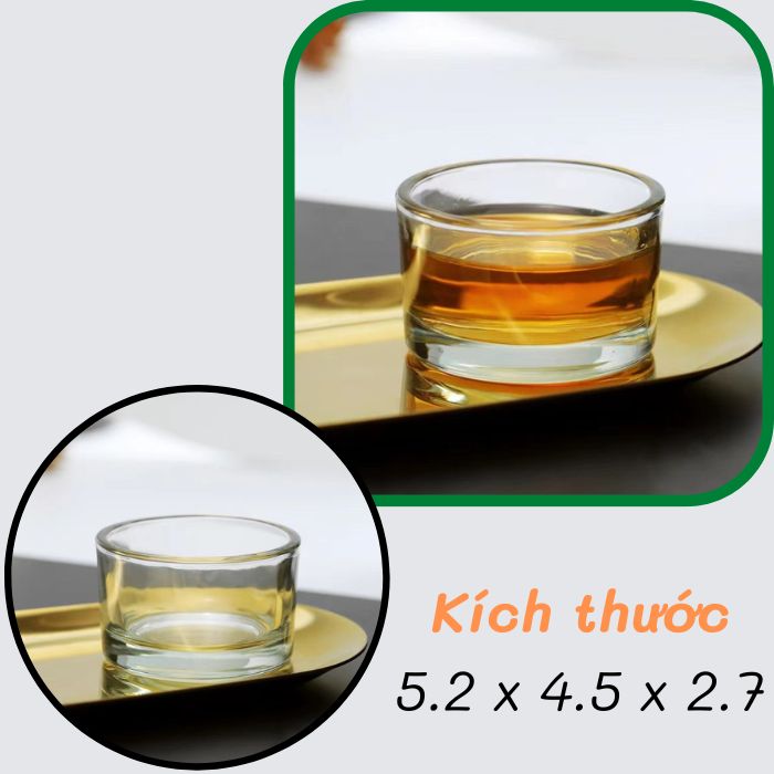 Ly đựng nến thủy tinh nhiều mẫu – không nắp .ly nến thủy tinh bằng