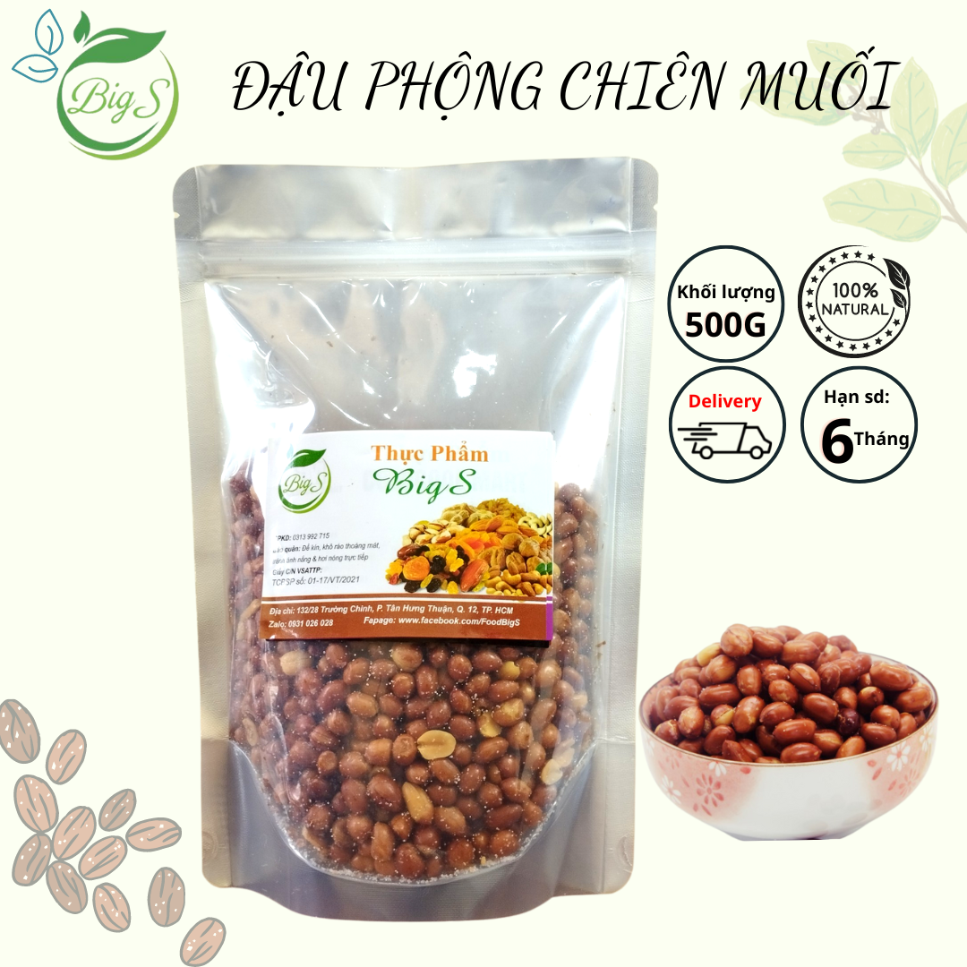 Đậu phộng chiên muối bigs 500g