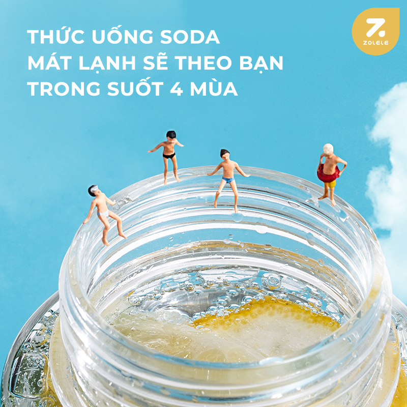 MÁY LÀM SODA ZOLELE SM451 dung tích 450ml