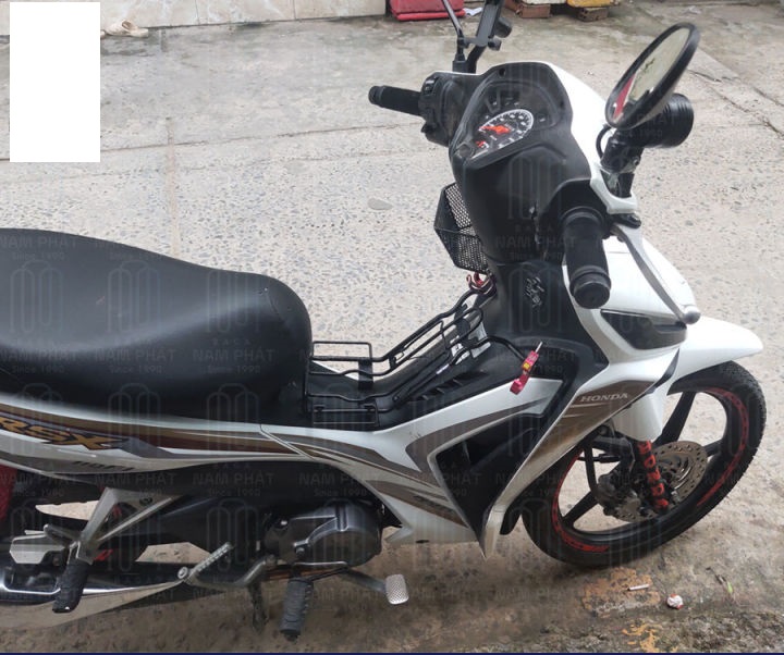 BAGA BỬNG INOX 10LY SƠN TĨNH ĐIỆN GẮN WAVE RSX ĐỜI 2014