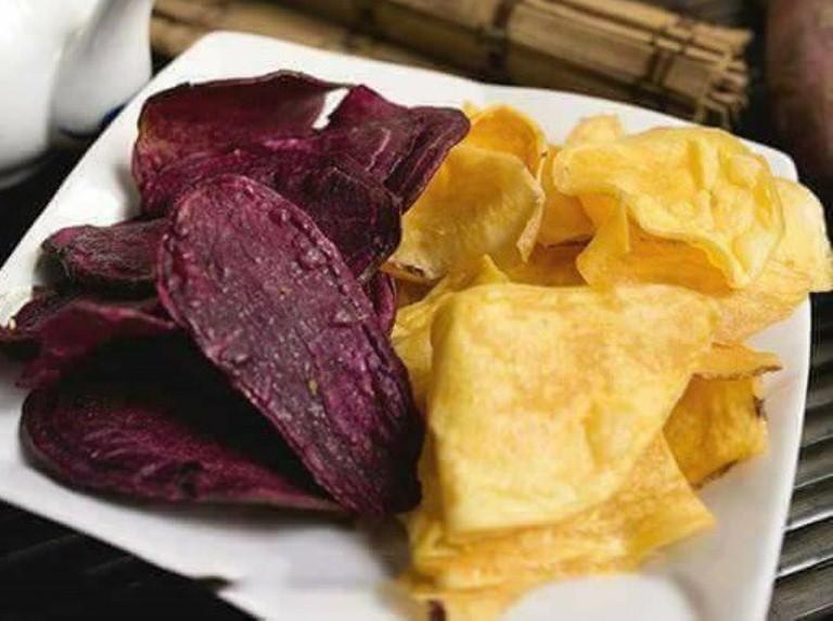 300g Khoai lang sấy mật mix vàng và tím