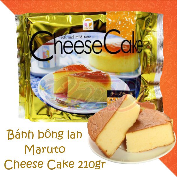 Bánh Bông Lan Phô Mai Maruto Cheese Cake 210g
