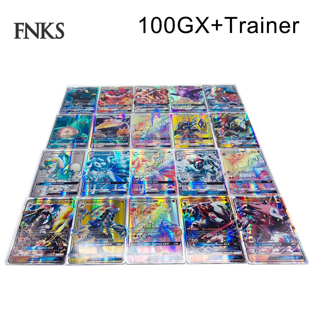 Bộ 100 Thẻ bài Pokemon độc đáo