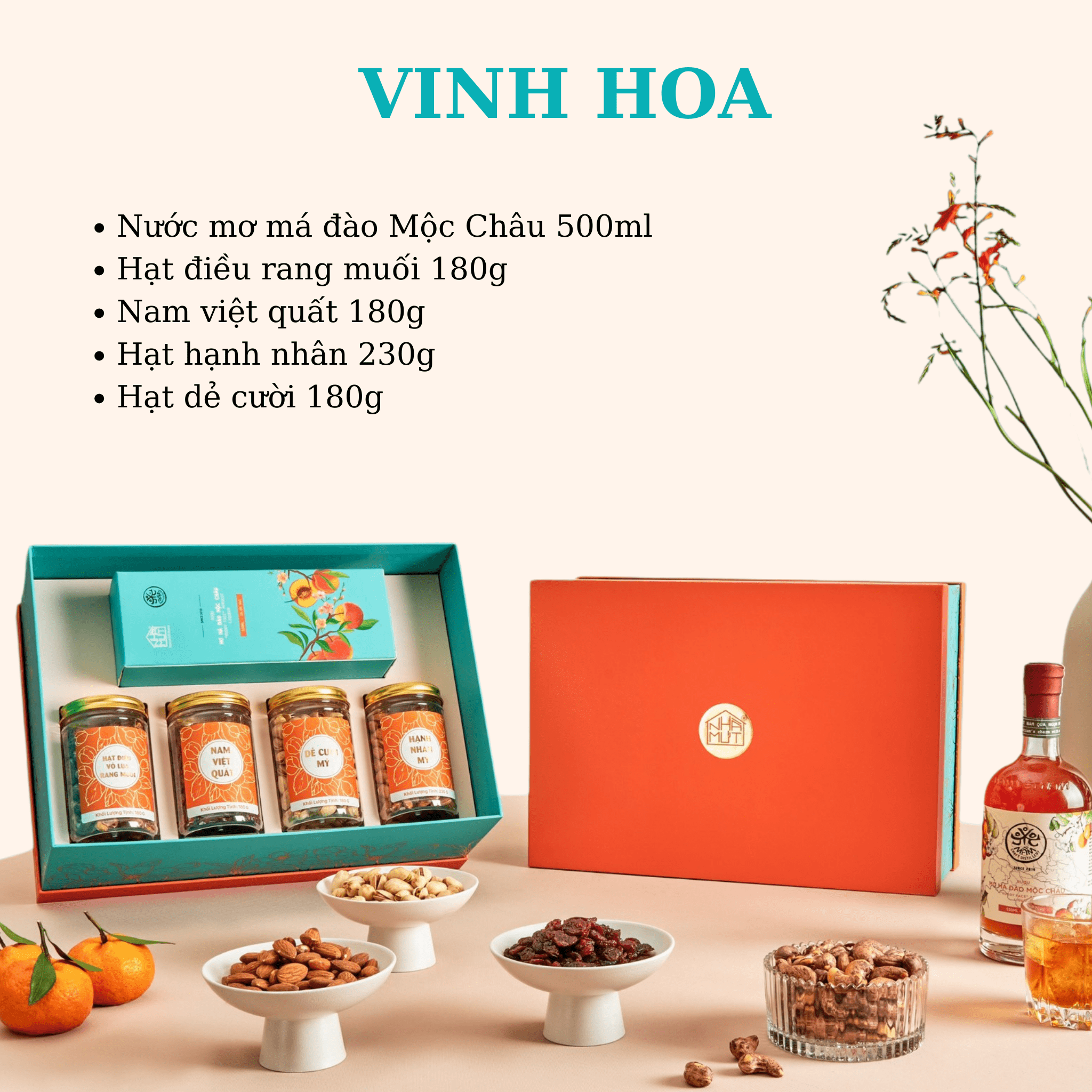 Set mứt tết 2024 cap cấp của NHÀ MỨT