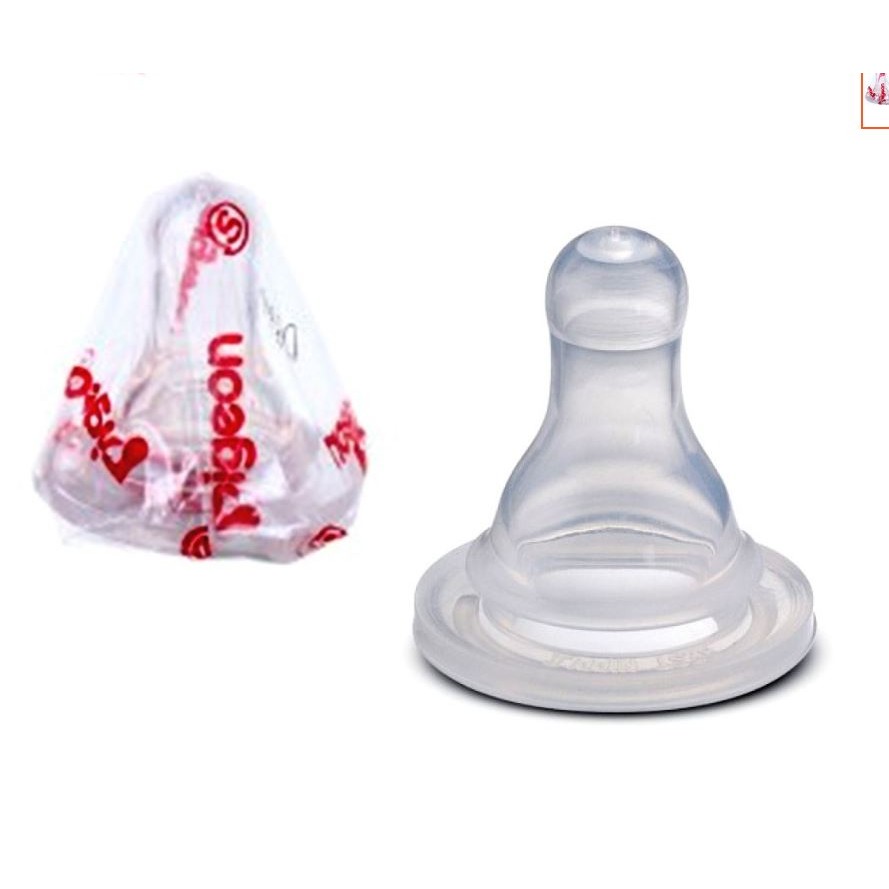 [1 cái] Núm vú Silicone Pigeon cổ hẹp size L