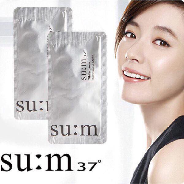 Mặt nạ sủi bọt thải độc Sum37 Bright Award Bubble-De Mask.
