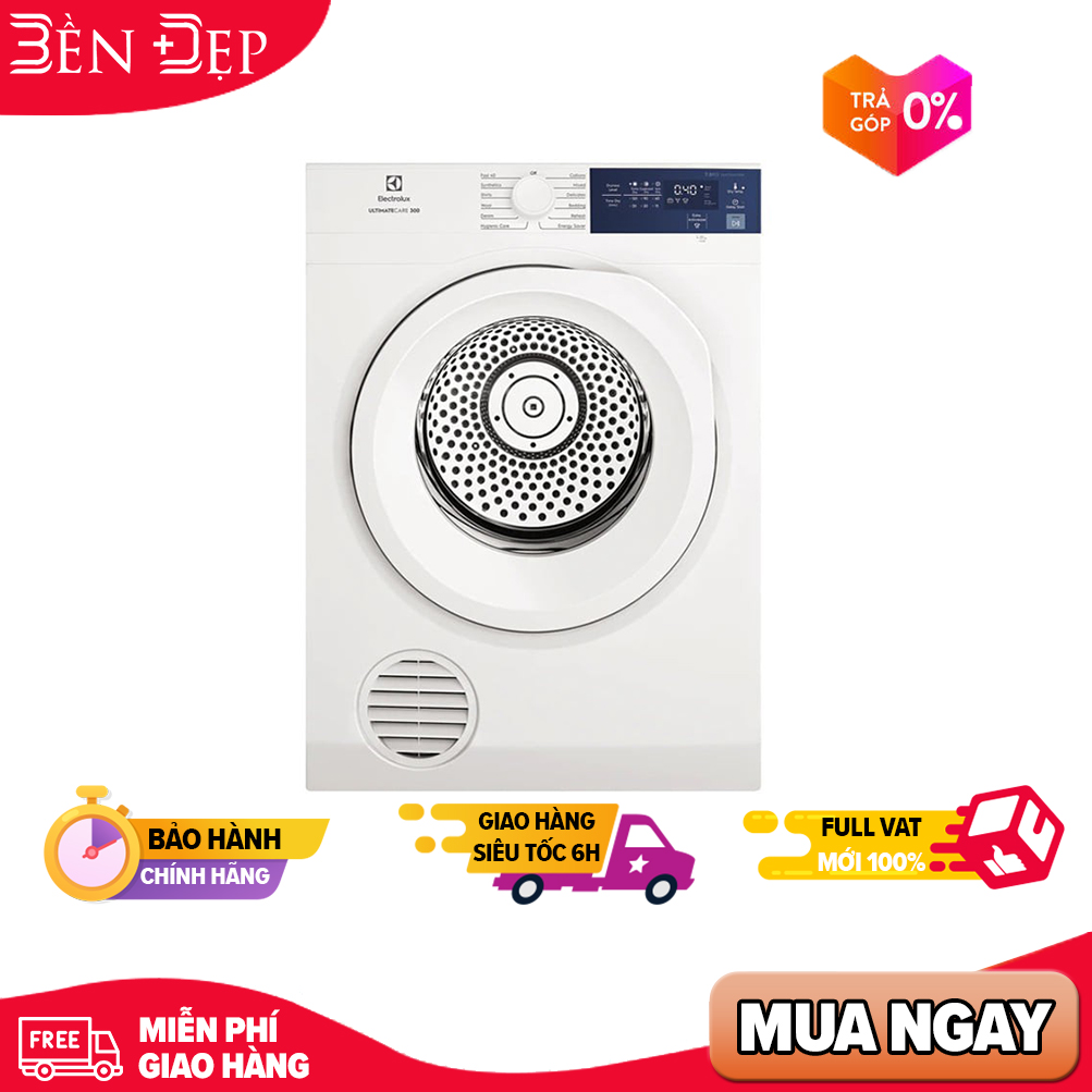 Máy sấy electrolux edv754h3wb 7.5 kg