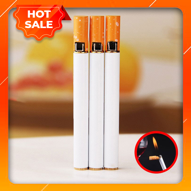 Vỏ Hộp Quẹt Bật Lửa Gas Đá Hình Điếu Th.u.ố.c   (KHÔNG XĂNG KHÔNG GAS)