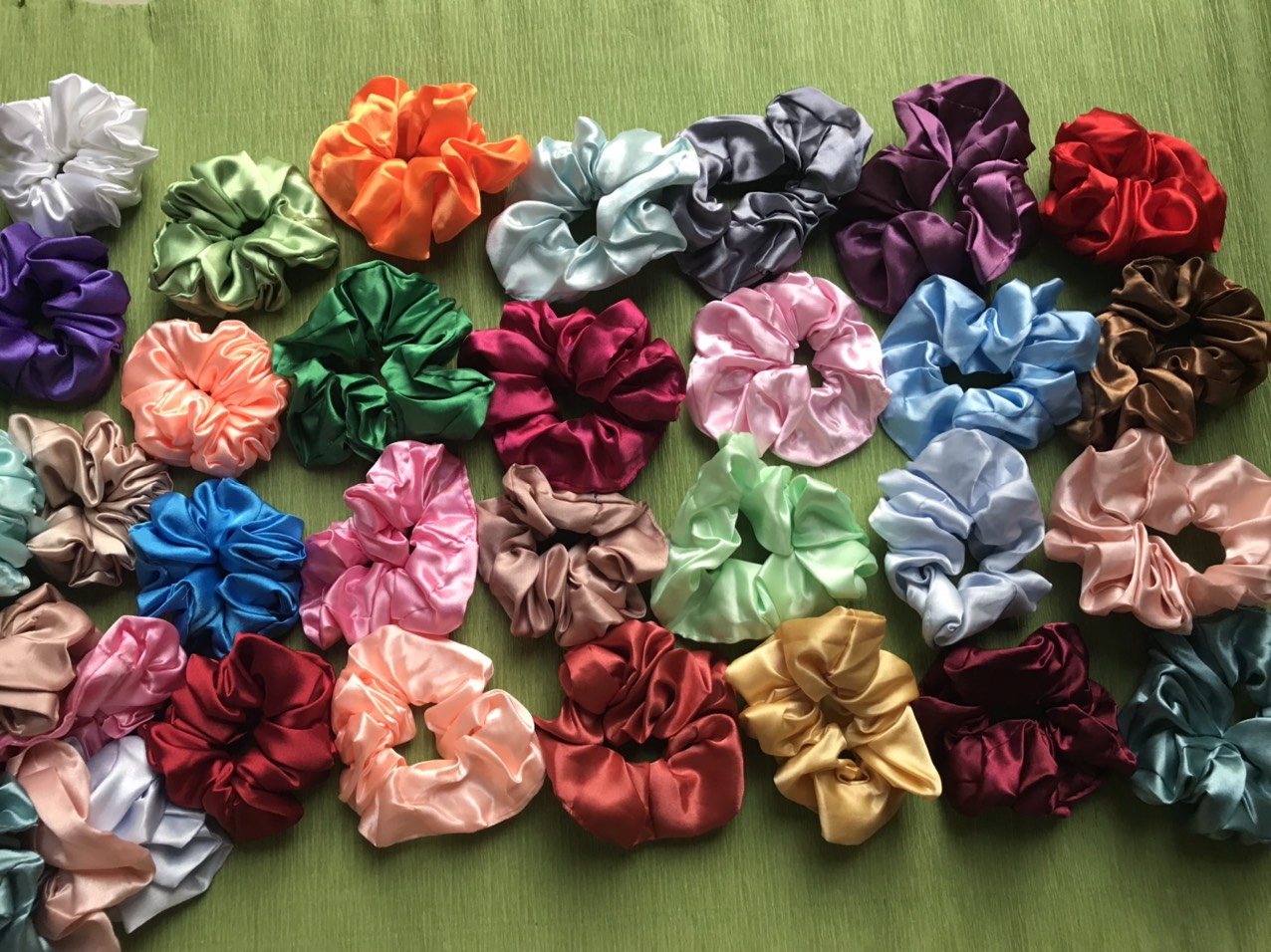 Cột tóc scrunchies dây buột tóc scrunchies vải cao cấp