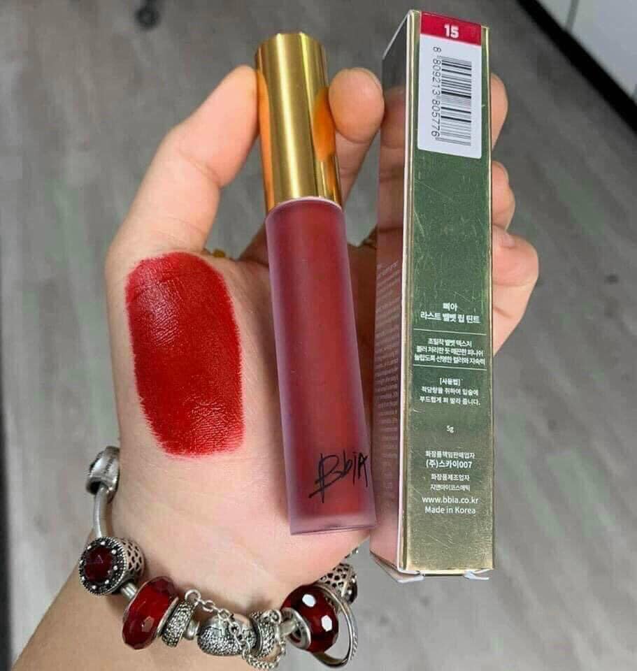 Son kem Bbia Last Velvet Lip Tint - Nhiều Màu Lựa Chọn