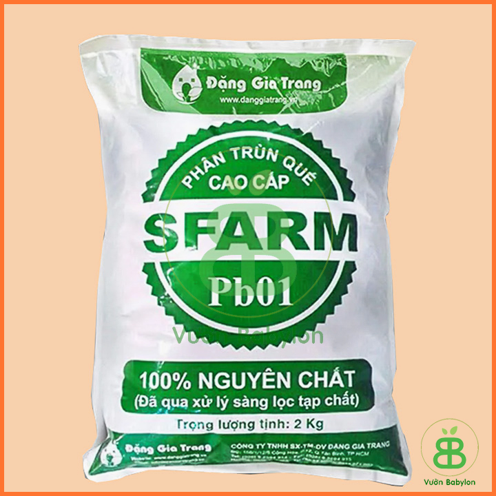 Phân trùn quế sfarm túi 2kg