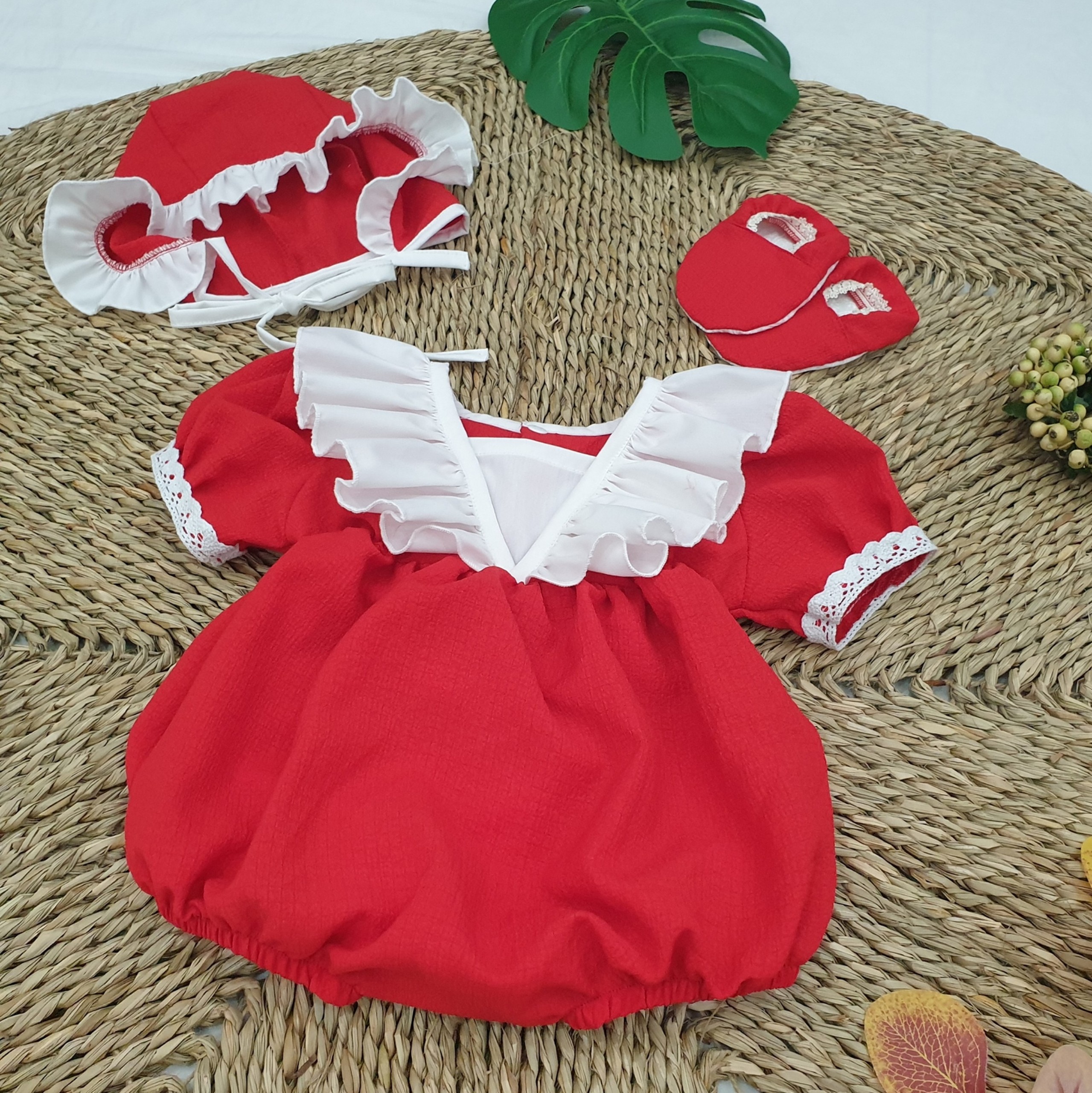 [HCM]BODY ĐỎ CHO BÉ GÁI SÉT  MÓN