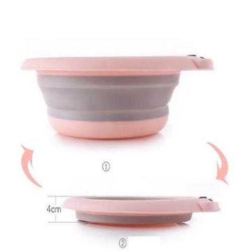 Chậu (thau) rửa mặt gấp gọn hình cún siêu cute cho bé