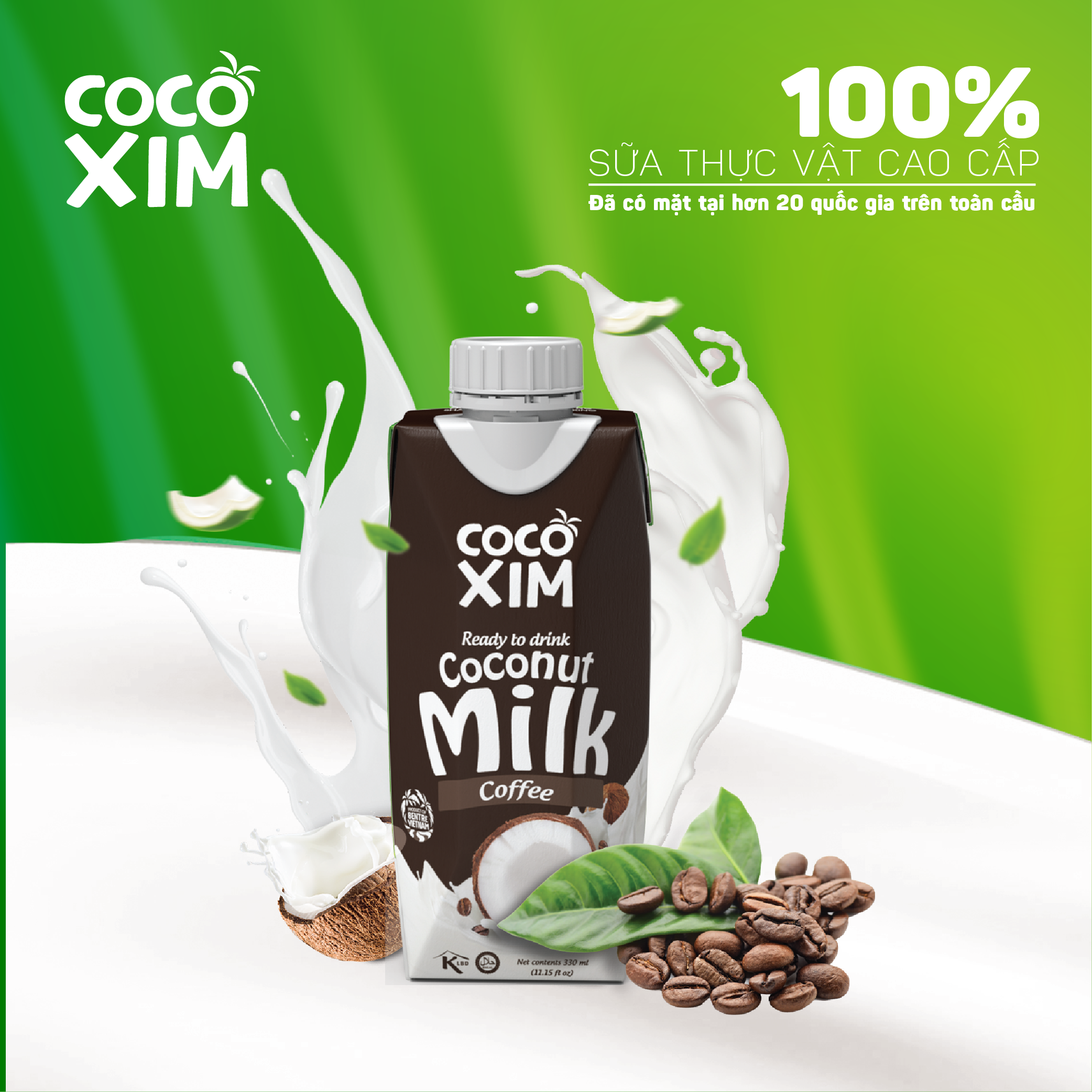 Combo 6 Hộp Sữa dừa Cocoxim Coffee 330ml/hộp