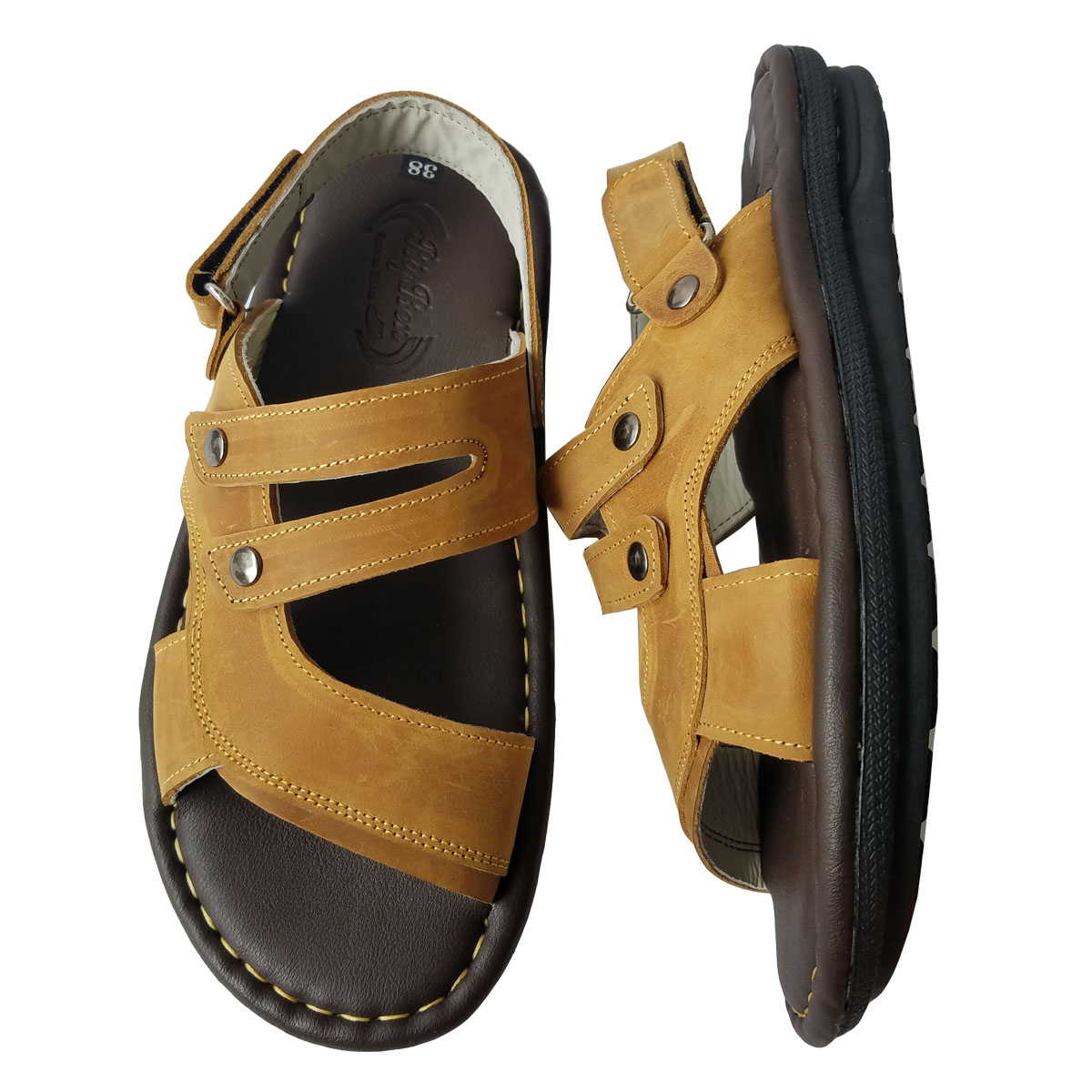 Giày Sandal Nam Da Bò BIGGBEN Cao Cấp SDB99