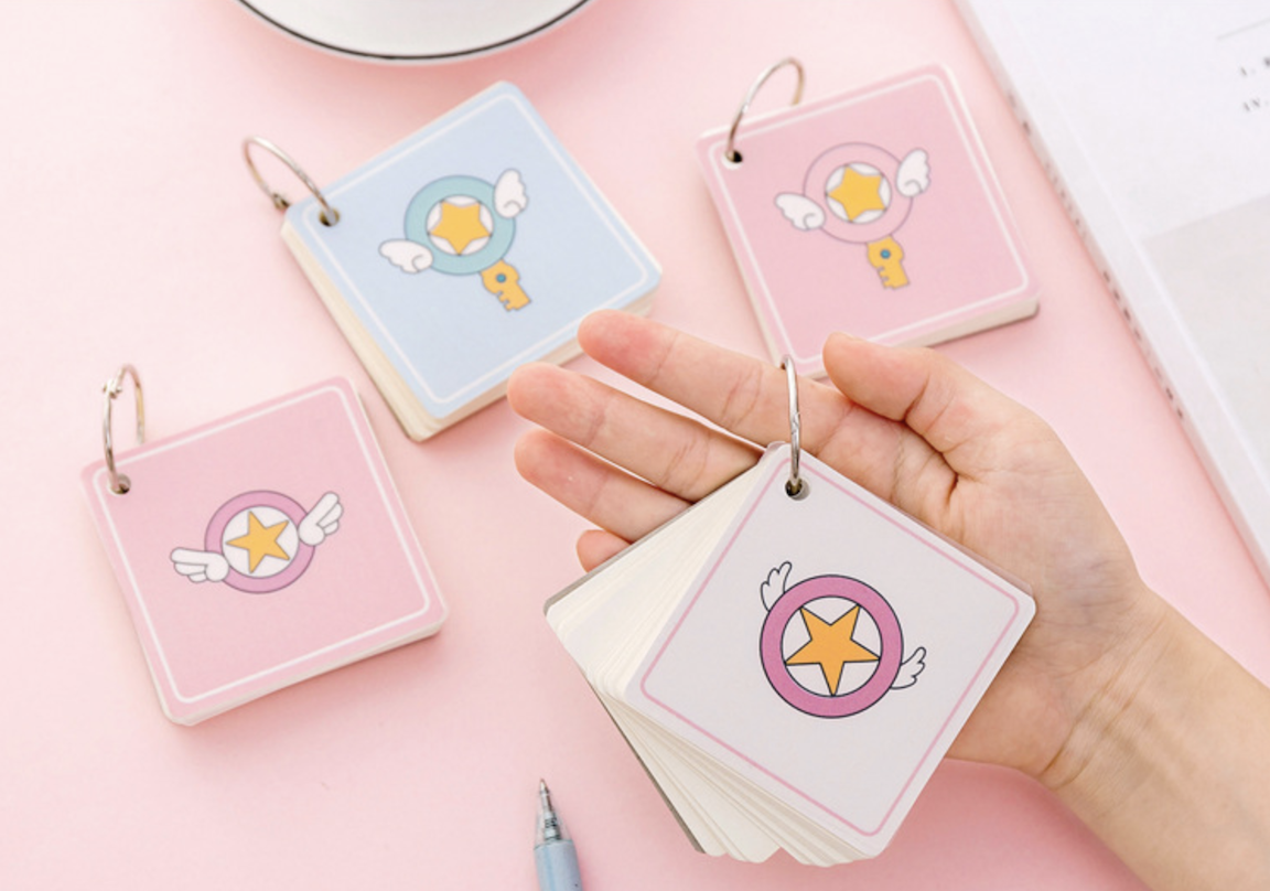 FlashCard - Giấy note - kèm móc tiện dụng