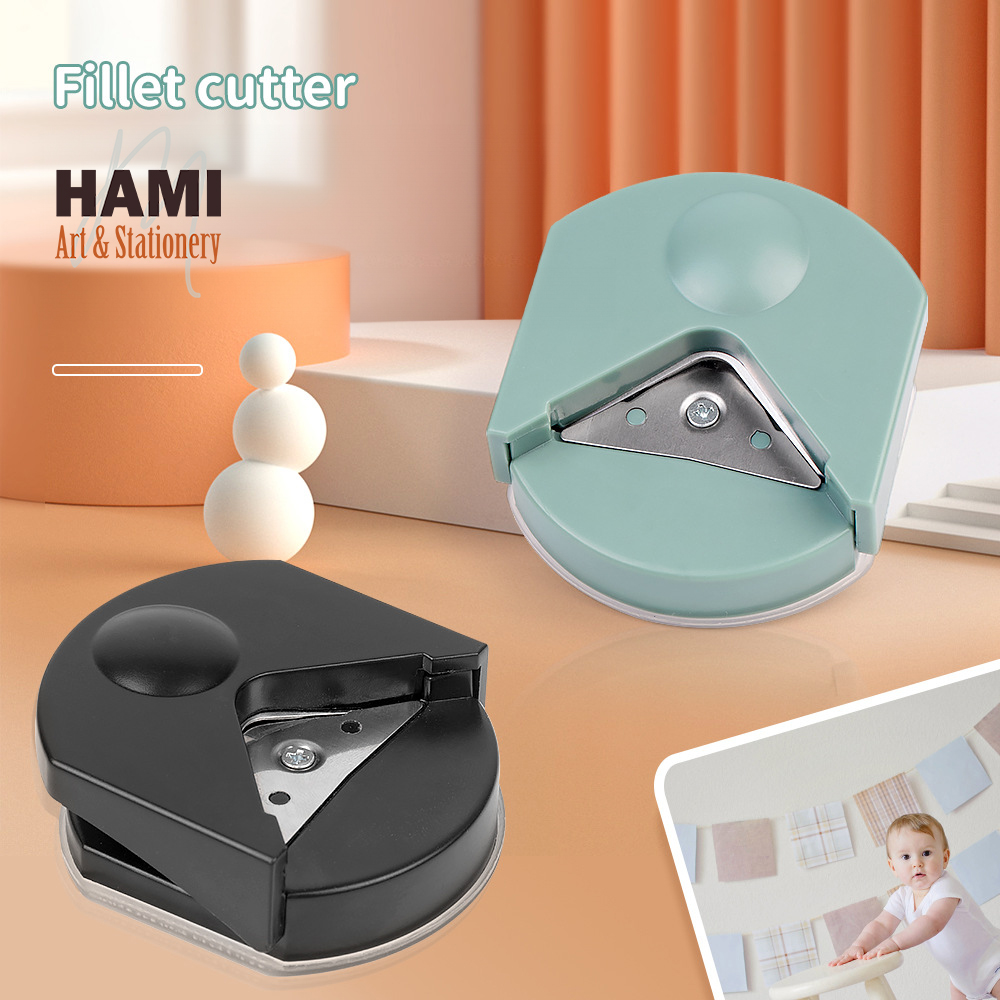 Dụng cụ cắt góc, dập góc giấy bo tròn nhỏ 6x5.5x2.3cm
